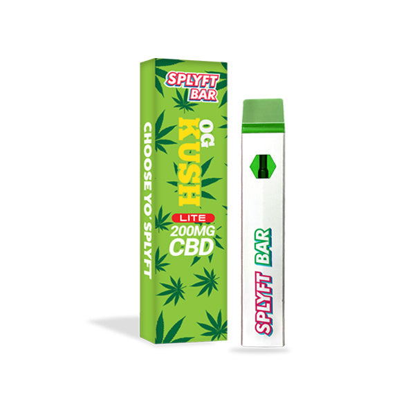 Exclusive SPLYFT BAR LITE  Full Spectrum Flowform CBD Disposable Vape