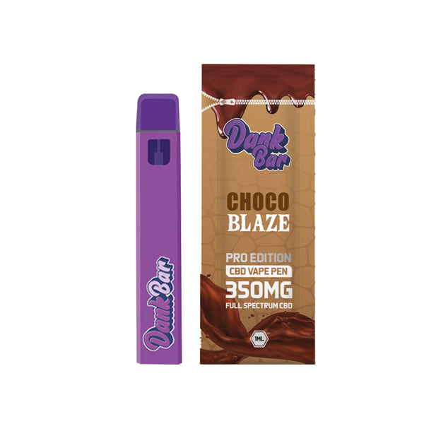 Buy Now Dank Bar Pro Edition  Full Spectrum CBD Vape Disposable by Purple Dank - 12 flavours (BUY 1 GET 1 FREE)