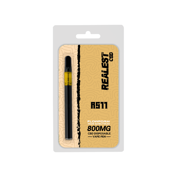 Discount Realest CBD  Flowform Wide Spectrum CBD Disposable Vape Pen 170 Puffs (BUY 1 GET 1 FREE)