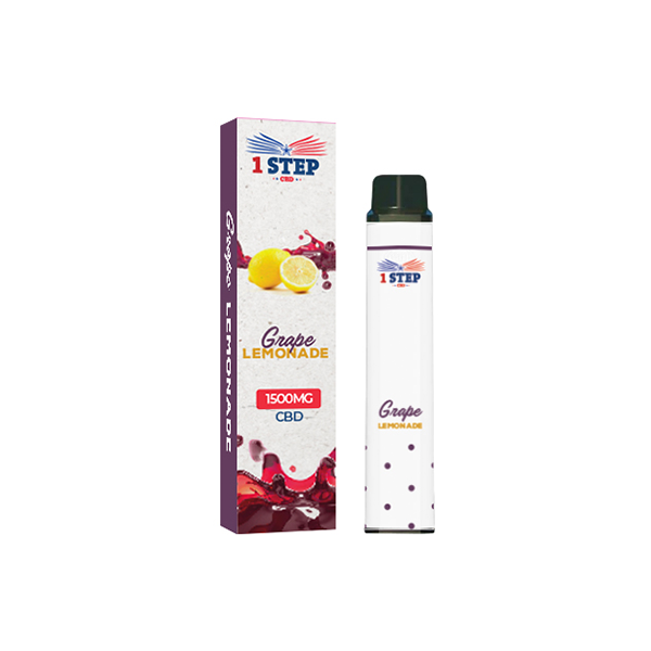 Discount 1 Step CBD  Broad Spectrum Disposable Vape - 8ml