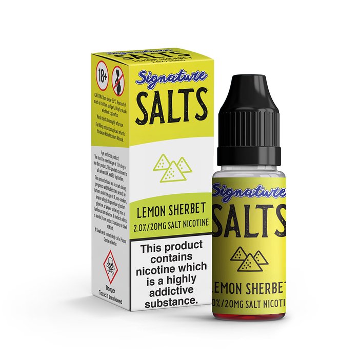 20mg Signature Salts By Signature Vapours 10ml Nic Salt (50VG/50PG) (BUY 1 GET 1 FREE)