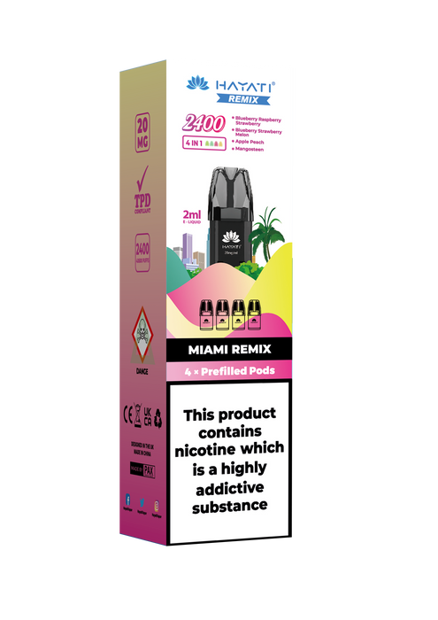 Offer Hayati Remix 2400 Replacement Pods 2400 Puffs