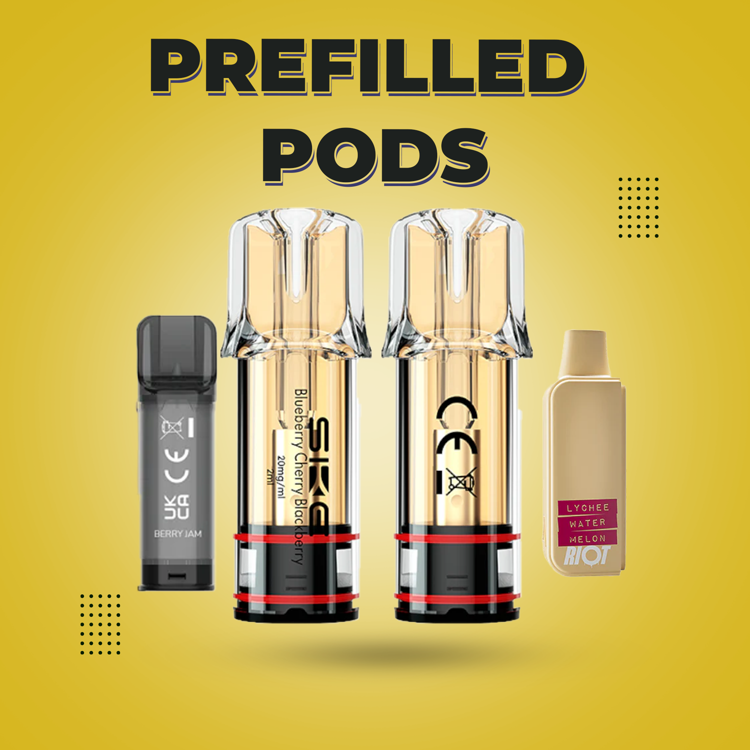 Prefilled pods