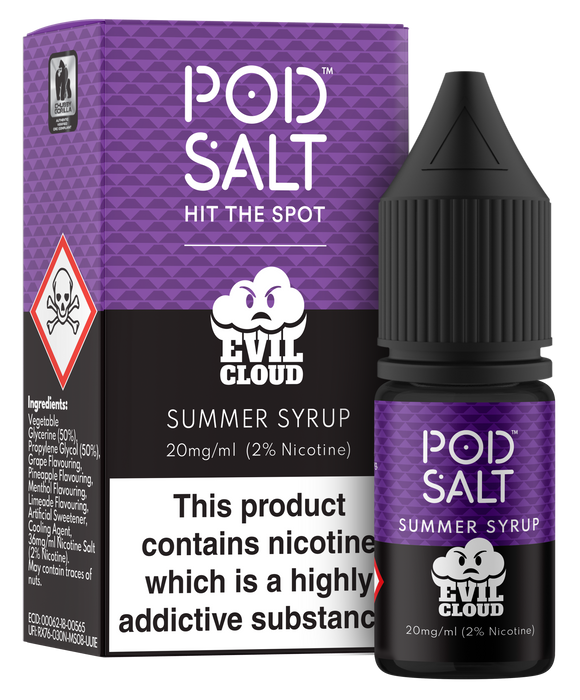 11mg Pod Salt Fusions 10ml Nic Salt (50VG/50PG)