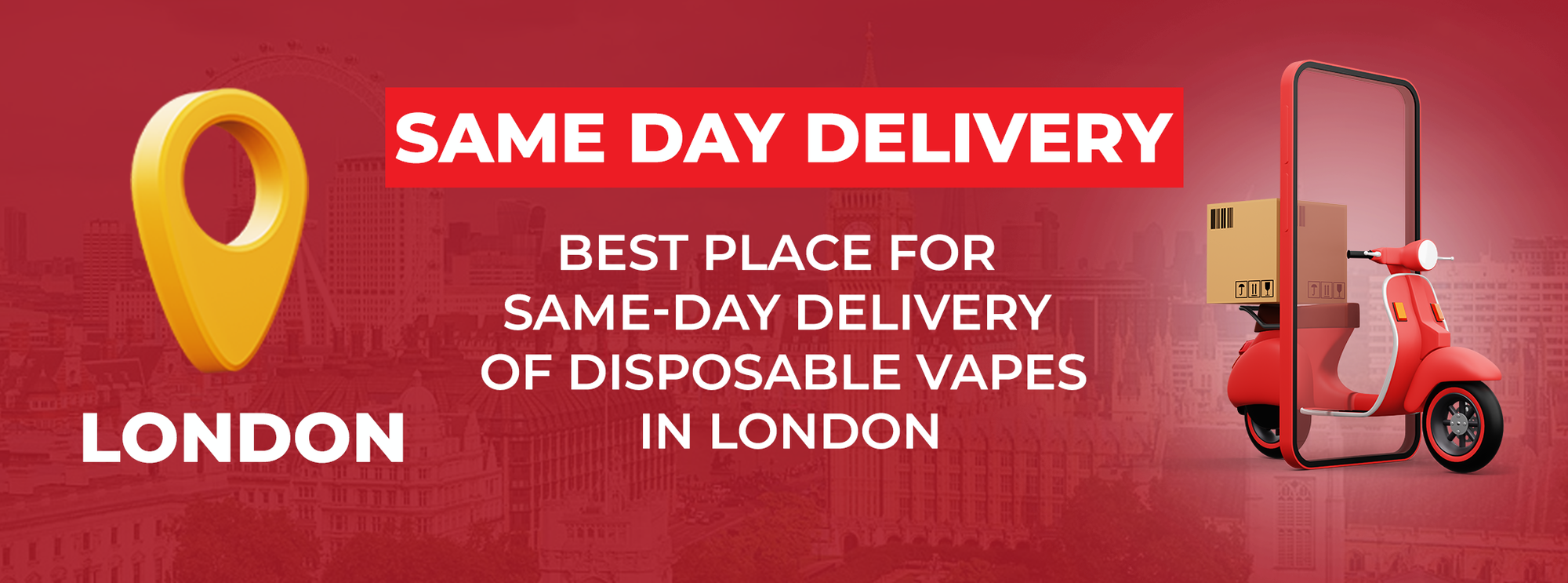 Best Place for Same-Day Delivery of Disposable Vapes in London
