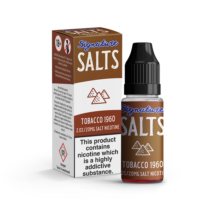 20mg Signature Salts By Signature Vapours 10ml Nic Salt (50VG/50PG) (BUY 1 GET 1 FREE)