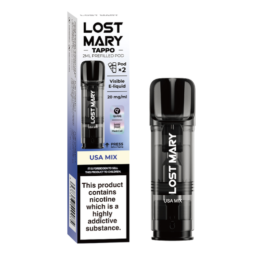 Lost Mary Tappo Replacement Prefilled Pods 2ml 20mg