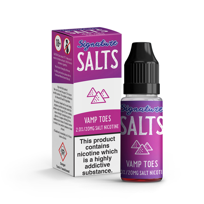 20mg Signature Salts By Signature Vapours 10ml Nic Salt (50VG/50PG) (BUY 1 GET 1 FREE)