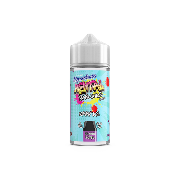 Limited Signature Mental Bar Juice 100ml Shortfill   (50PG/50VG)