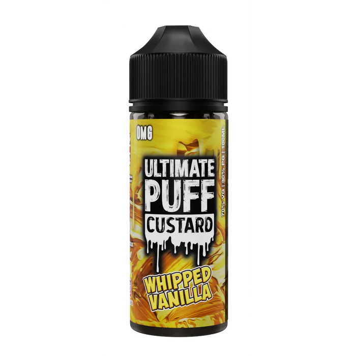 Buy Now Ultimate Puff Custard  100ml Shortfill