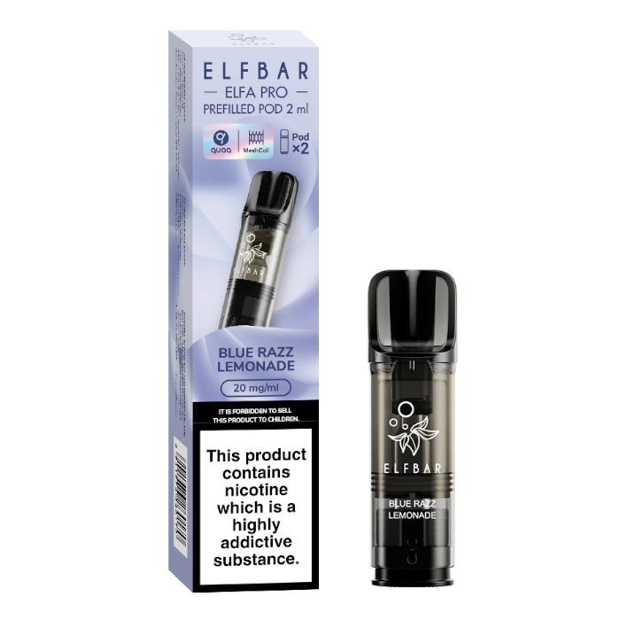 Limited ELF Bar ELFA Pro  Replacement Prefilled Pods - 2ml