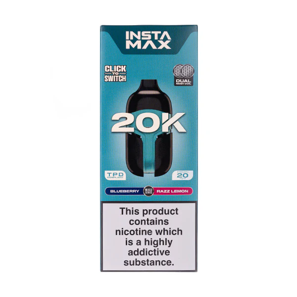 Buy Now Insta Max Disposable Pod Vape Kit 20000 Puffs