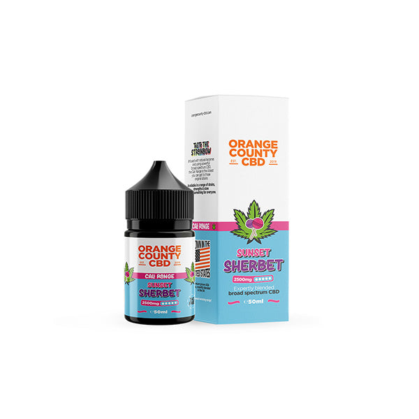 Discount Orange County CBD Cali Range  CBD 50ml E-liquid