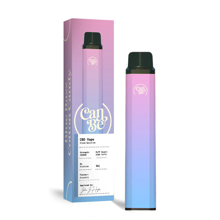 Exclusive CanBe  CBD Disposable Vape Device 3500 Puffs