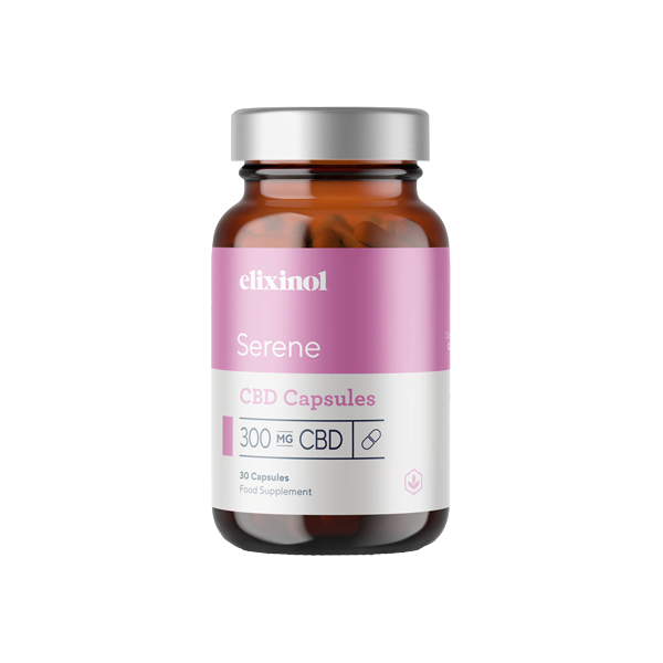 Buy Now Elixinol 300mg CBD Serene Capsules - 30 Caps