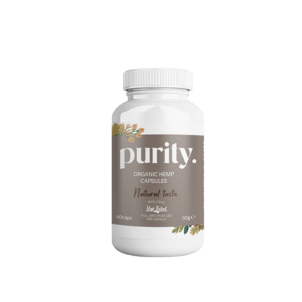 Exclusive Purity 600mg Full-Spectrum High Potency CBD Capsules - 60 caps