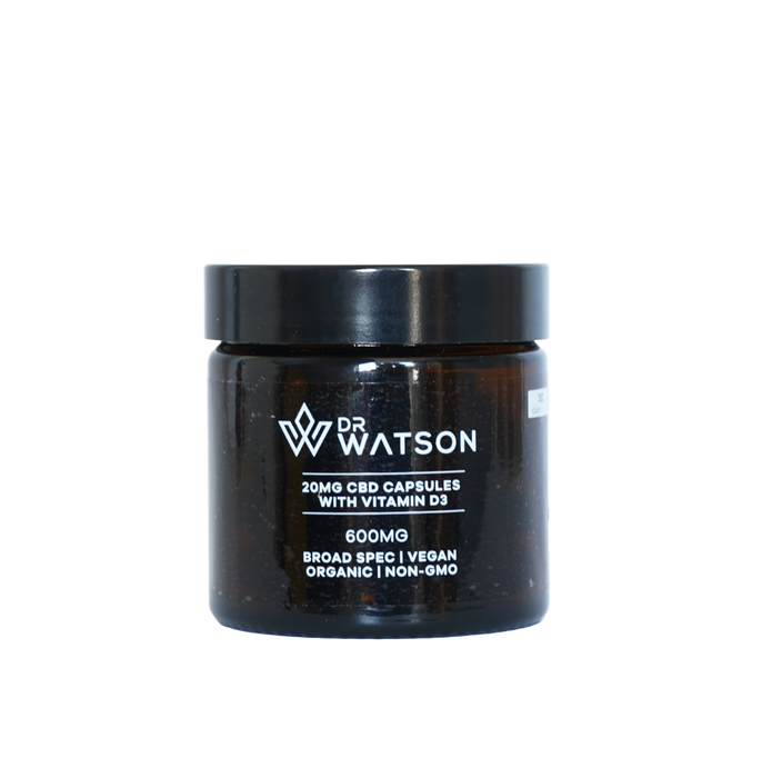 Best Dr Watson 600mg CBD Capsules - 30 Caps