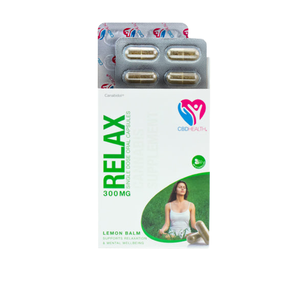 Offer CBD by British Cannabis 300mg CBD Oral Capsules 30 Caps - Relax