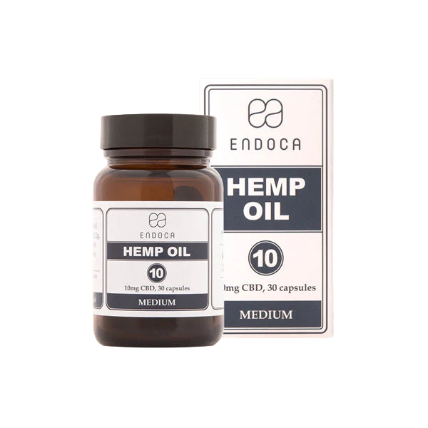 Best Endoca 300mg CBD Capsules Hemp Oil - 30 Soft Gel's