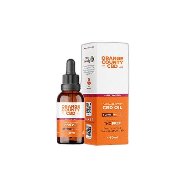 Sale Orange County CBD  Flavoured Tincture Oil 30ml