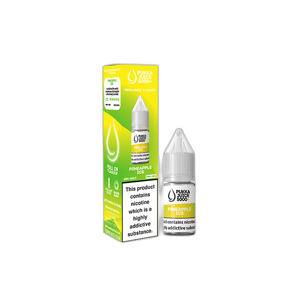 Pukka Juice 5000+ 10ml Nic Salt 10mg  (50VG/50PG)