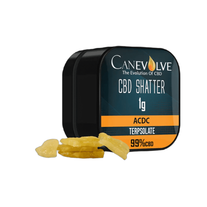 Exclusive Canevolve 99% CBD Shatter - 1g