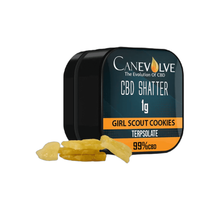 Exclusive Canevolve 99% CBD Shatter - 1g