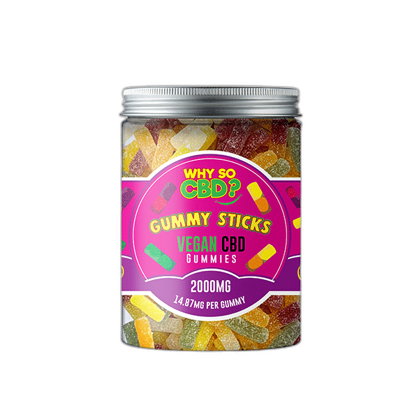 Shop Now Why So CBD?  Broad Spectrum CBD Large Vegan Gummies - 11 Flavours