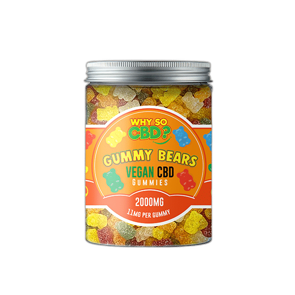 Offer Why So CBD?  Broad Spectrum CBD Large Vegan Gummies - 11 Flavours