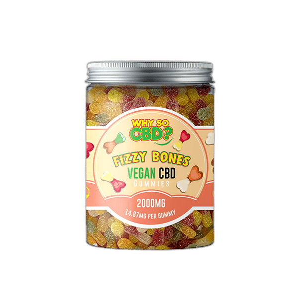 Discount Why So CBD?  Broad Spectrum CBD Large Vegan Gummies - 11 Flavours