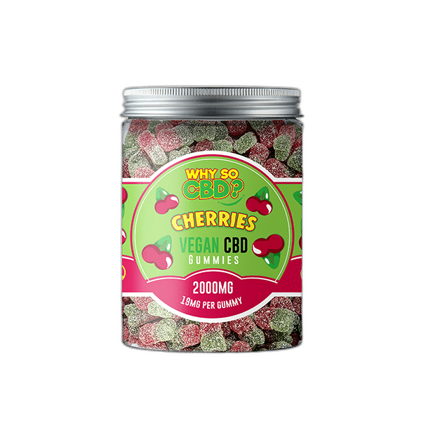 Limited Why So CBD?  Broad Spectrum CBD Large Vegan Gummies - 11 Flavours