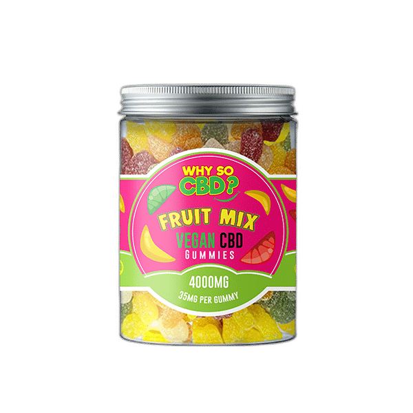 Sale Why So CBD?  Broad Spectrum CBD Large Vegan Gummies - 11 Flavours