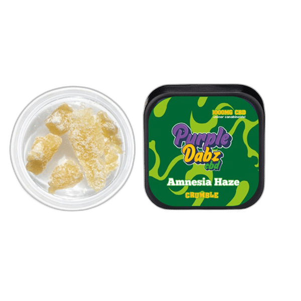 Limited Purple Dabz by Purple Dank  CBD Crumble - Amnesia Haze (BUY 1 GET 1 FREE)