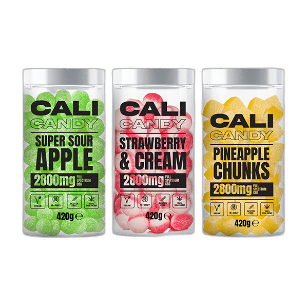 Offer CALI CANDY MAX  Full Spectrum CBD Vegan Sweets  - 10 Flavours