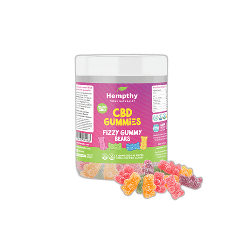 Offer Hempthy  CBD Fizzy Gummy Bears - 40 pieces