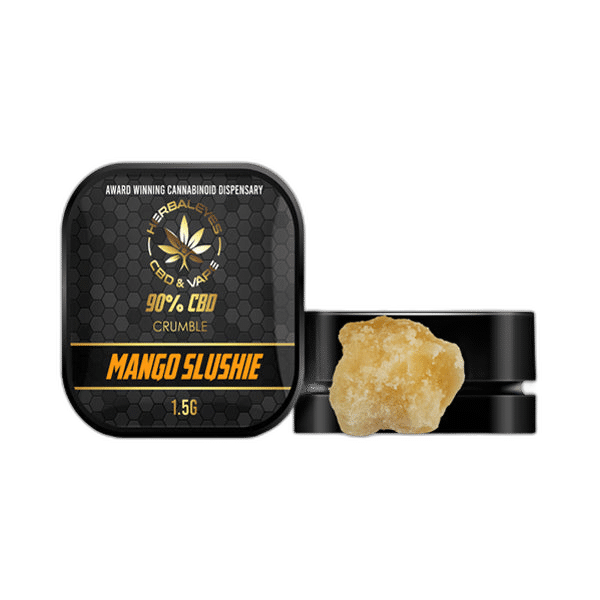 Discount Herbaleyes 90% CBD Mango Slushie Dab Slabs - 1.5g