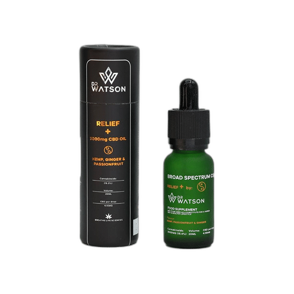 Offer Dr Watson  Broad-Spectrum Relief CBD Oil 20ml