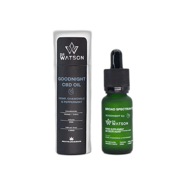 Sale Dr Watson  Broad-Spectrum Goodnight CBD Oil 20ml