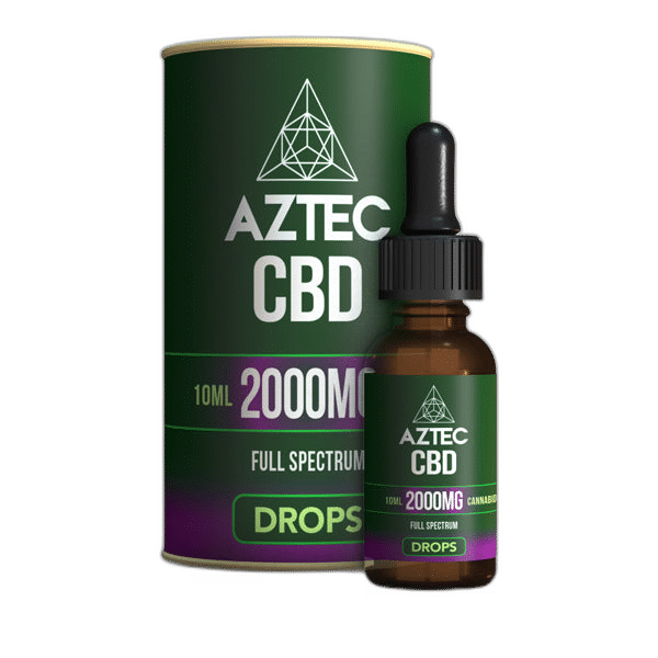 Buy Now Aztec CBD Full Spectrum Hemp Oil  CBD 10ml