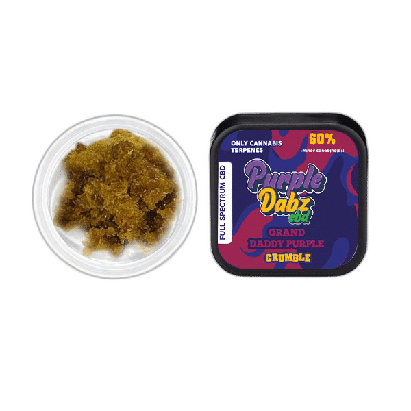 Discount Purple Dank 60% Full Spectrum Crumble - 0.5g (BUY 1 GET 1 FREE)