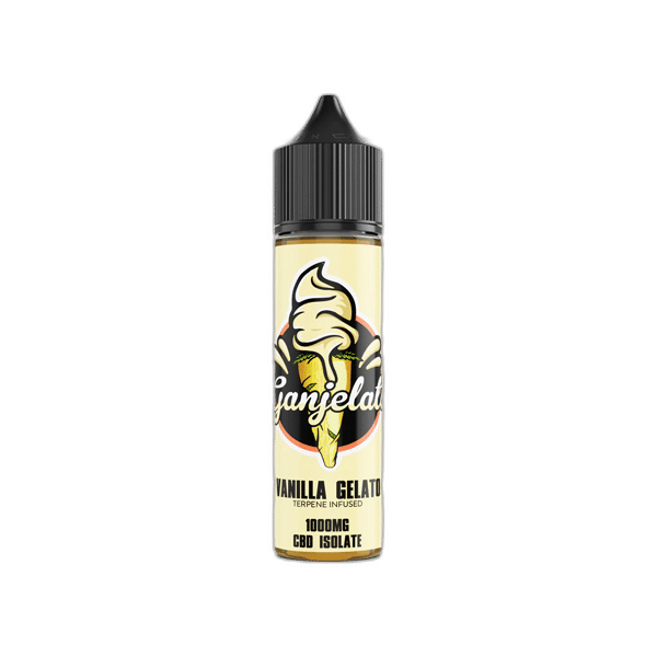 Shop Now Ganjelato  CBD Isolate E-liquid 50ml