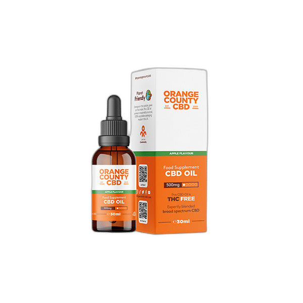 Limited Orange County CBD  Flavoured Tincture Oil 30ml