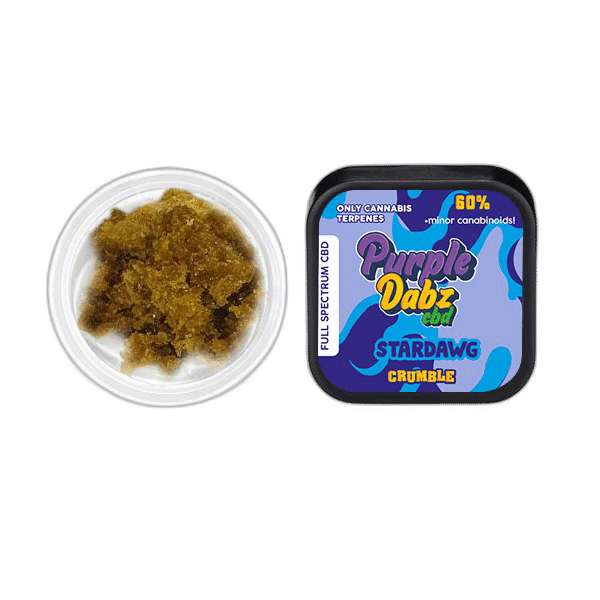 Shop Now Purple Dank 60% Full Spectrum Crumble - 0.5g (BUY 1 GET 1 FREE)