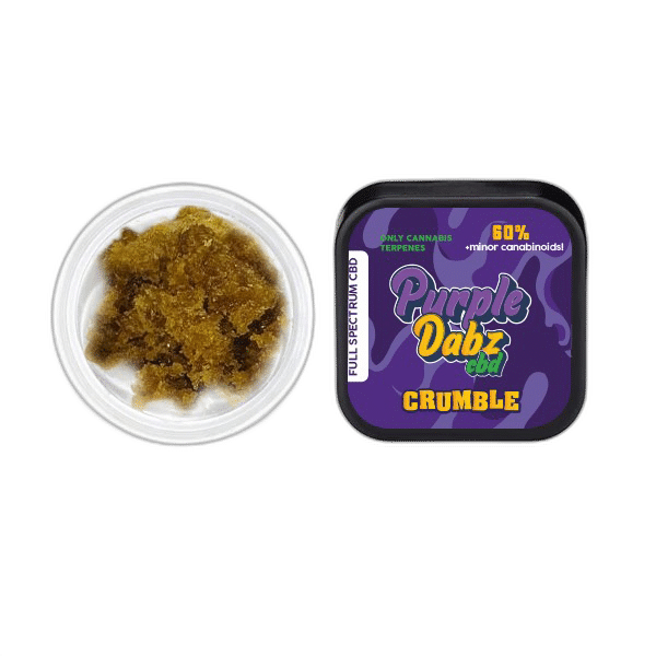 Exclusive Purple Dank 60% Full Spectrum Crumble - 0.5g (BUY 1 GET 1 FREE)