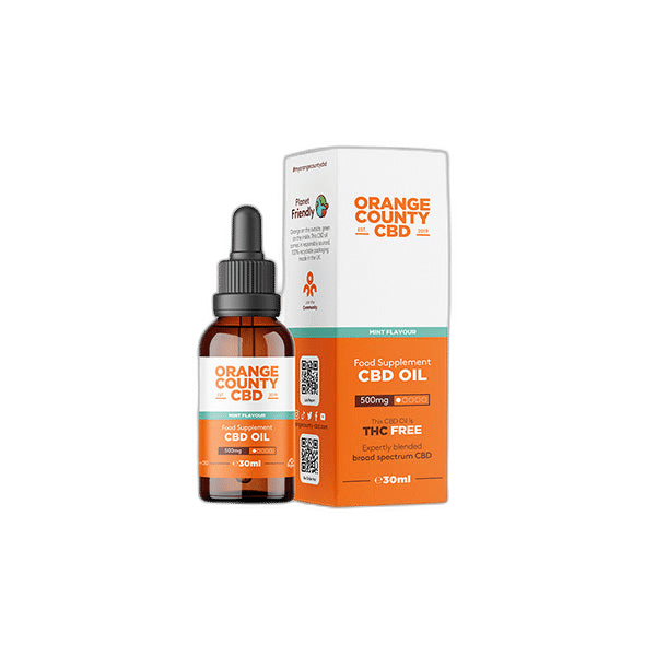 Shop Now Orange County CBD  Flavoured Tincture Oil 30ml