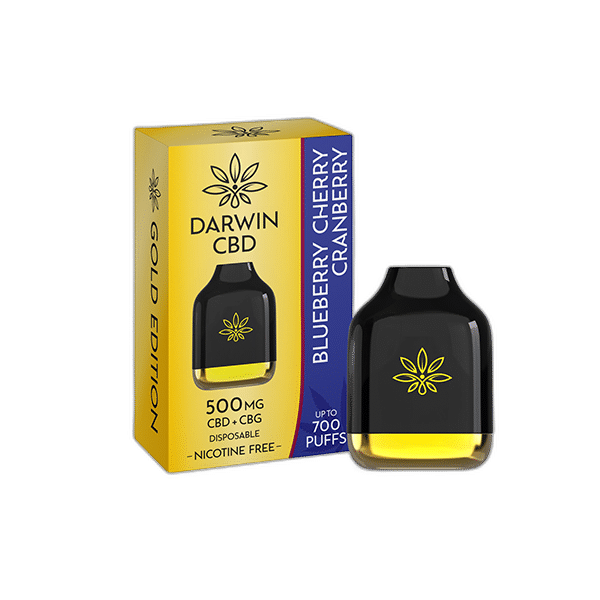 Darwin 500mg CBD + CBG Cube Disposable 700 Puffs