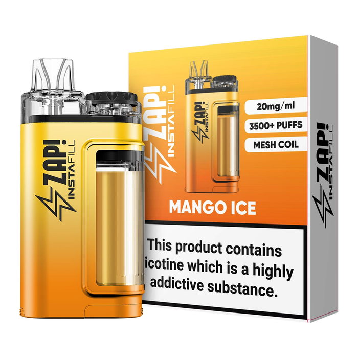 Exclusive Zap! Instafill  Disposable Vape Kit 3500 Puffs