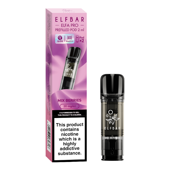 Shop Now ELF Bar ELFA Pro  Replacement Prefilled Pods - 2ml