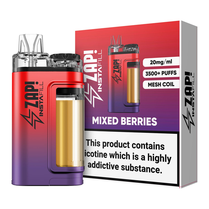 Shop Now Zap! Instafill  Disposable Vape Kit 3500 Puffs