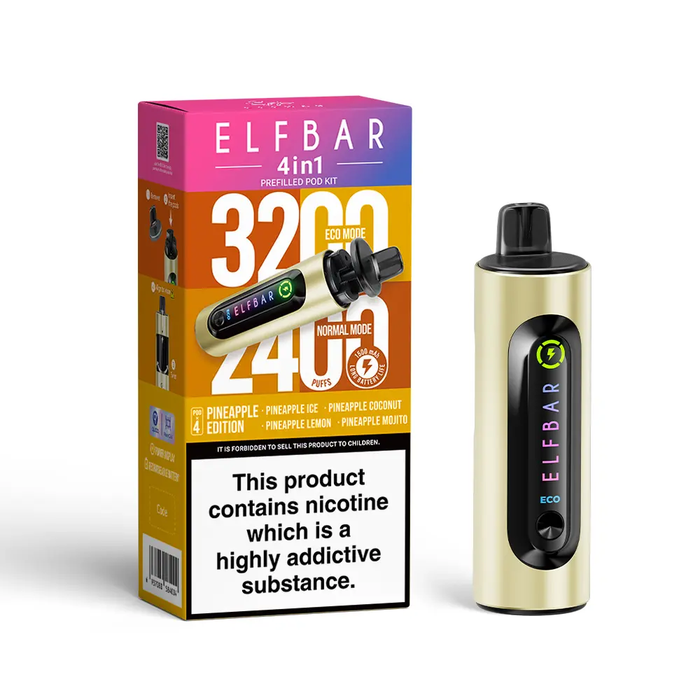 Best Elf Bar 4 in 1  Pod Vape Kit 3200 Puffs